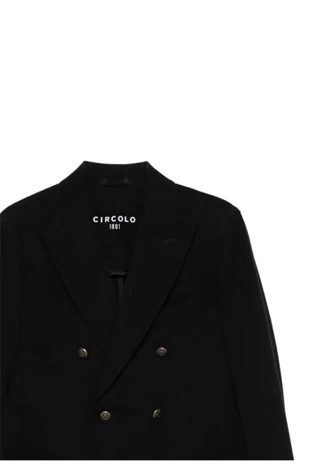 Black double-breasted jacket CIRCOLO 1901 | CN50583950
