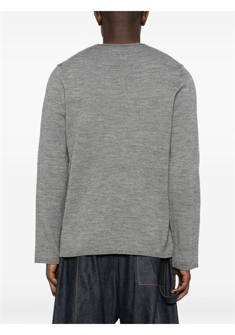 Maglione grigio chiaro con intarsio COMME DES GARCONS SHIRT | FP-N005-W252