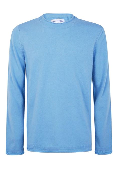 Maglione azzurro girocollo COMME DES GARCONS SHIRT | FP-N007-W254