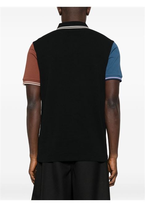 Polo cotone piquet nera COMME DES GARCONS SHIRT | FP-T502-W251