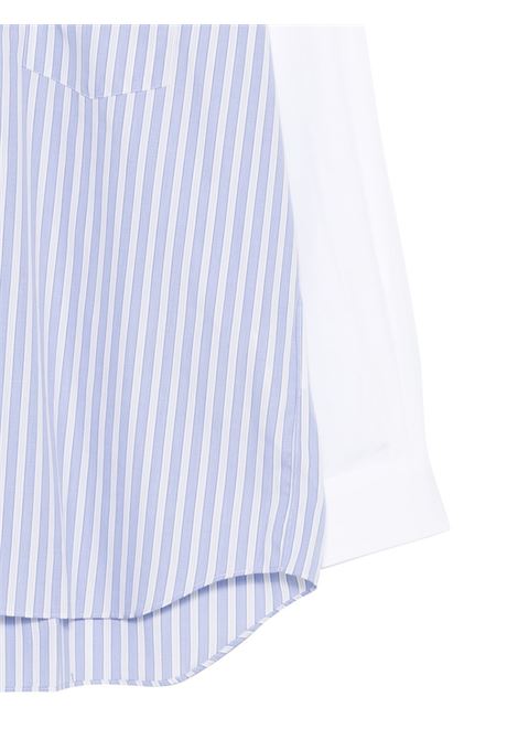 Camicia cotone a righe bianco/blu COMME DES GARCONS SHIRT | FZ-B157-PER2
