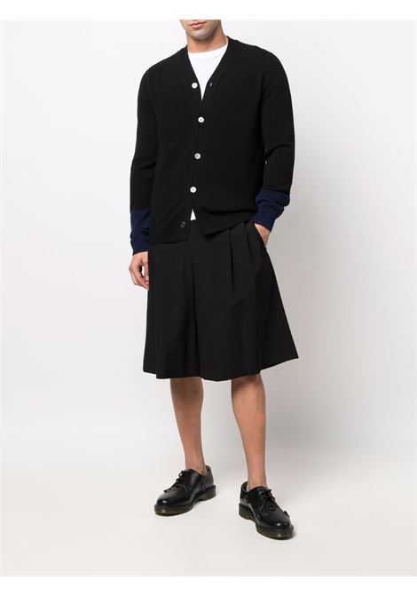 Cardigan in lana nero COMME DES GARCONS SHIRT | FZ-N109-PER1