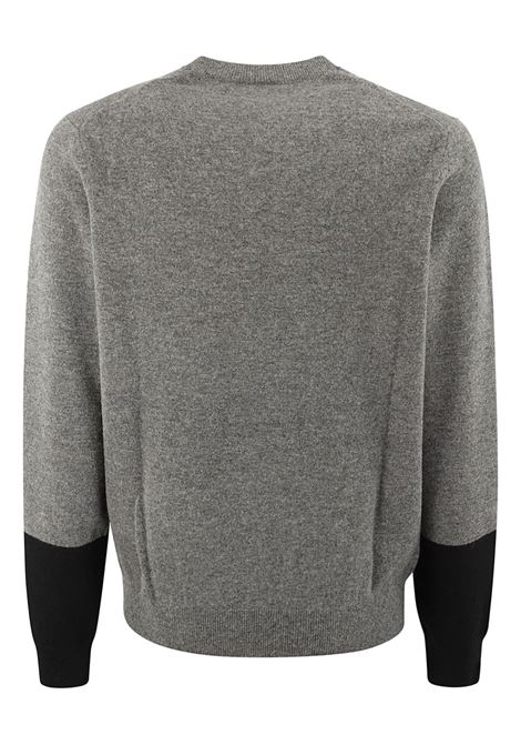 Maglione in lana a V grigio chiaro COMME DES GARCONS SHIRT | FZ-N111-PER3