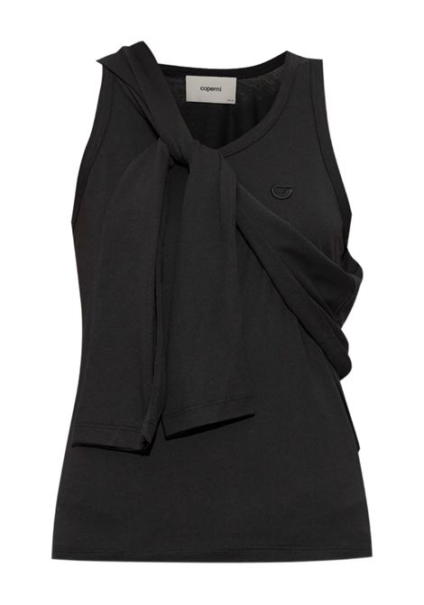 Top in jersey nero annodato COPERNI | COPJS161F5009BLK