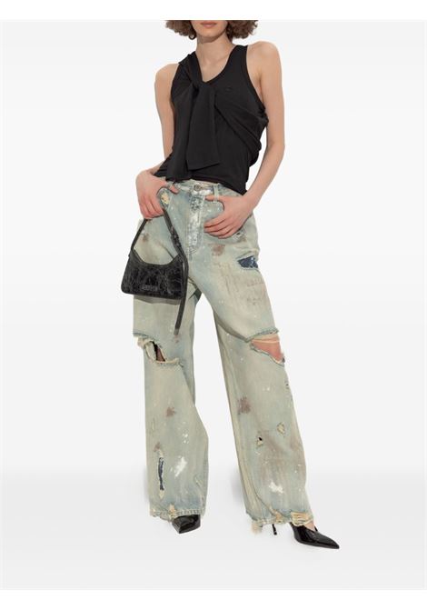 Top in jersey nero annodato COPERNI | COPJS161F5009BLK