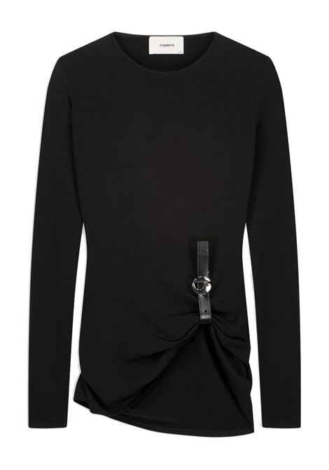 Top nero asimmetrico COPERNI | COPT101F5022BLK