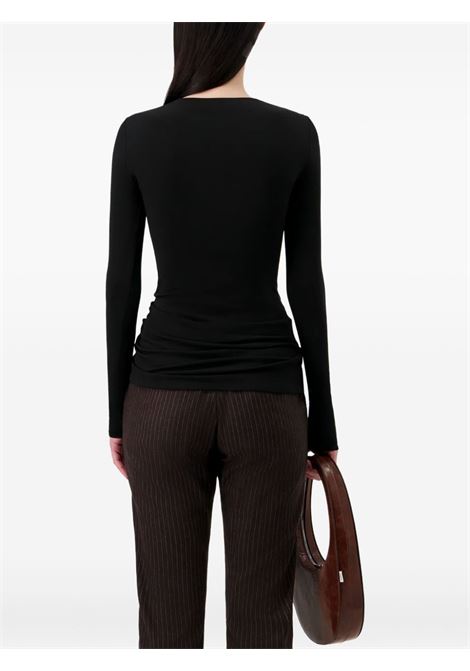 Top nero asimmetrico COPERNI | COPT101F5022BLK