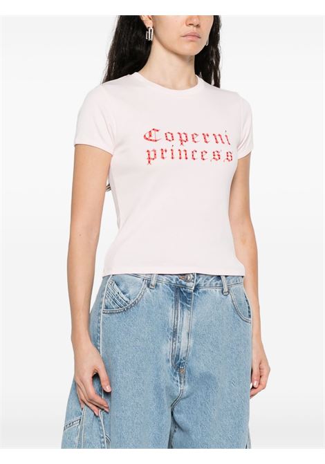 T-shirt in cotone rosa COPERNI | DJS07F5017PNKRED