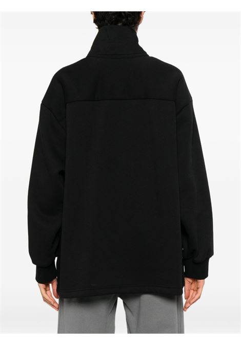 Maglia mezzocollo in felpa nera DARKPARK | WJE10-FAC1220099