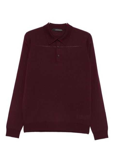 Polo in lana merino prugna JEORDIE'S | 1/30621212