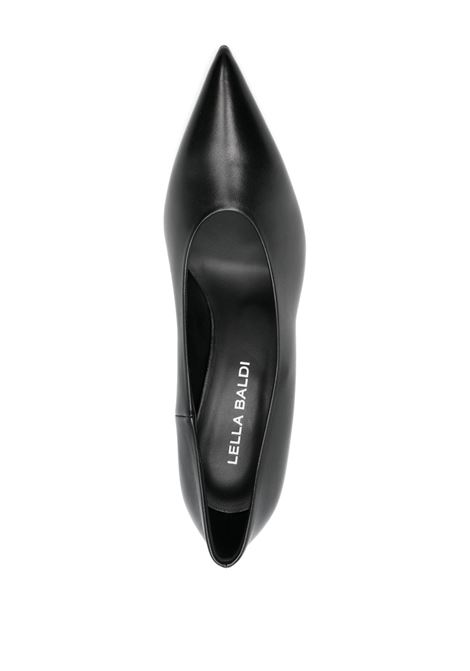 Decolté in pelle nero LELLA BALDI | LE2655-GUANTINONERO