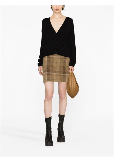 Black cashmere wool cardigan LISA YANG | 202037-ABBYBLACK