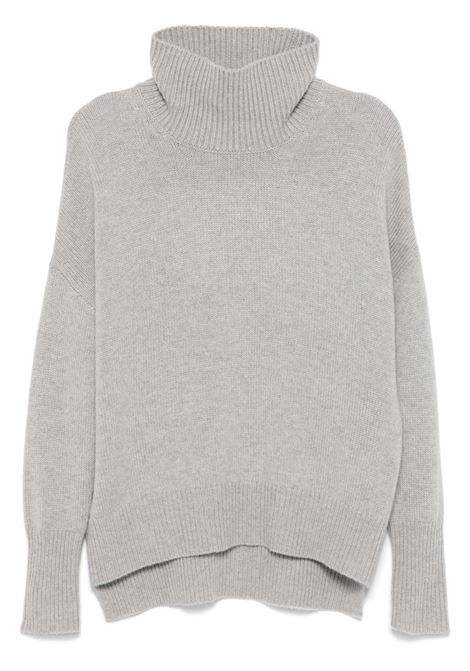 Gray cashmere wool sweater LISA YANG | 202113-HEIDIDOVE GREY