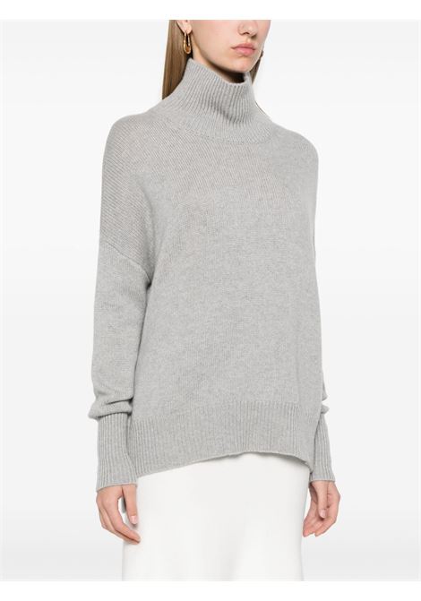 Gray cashmere wool sweater LISA YANG | 202113-HEIDIDOVE GREY
