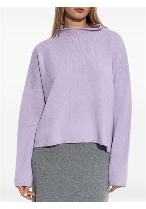 Lilac crew neck sweater LISA YANG | 202160-SANDYLAVENDER DEW