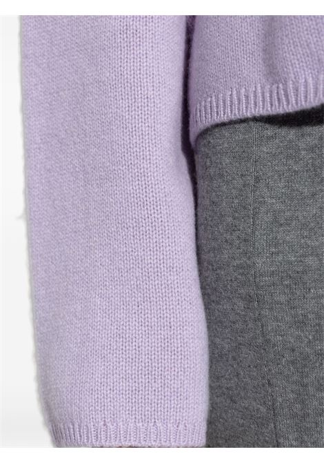Lilac crew neck sweater LISA YANG | 202160-SANDYLAVENDER DEW