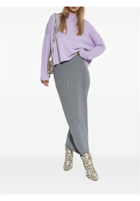 Lilac crew neck sweater LISA YANG | 202160-SANDYLAVENDER DEW