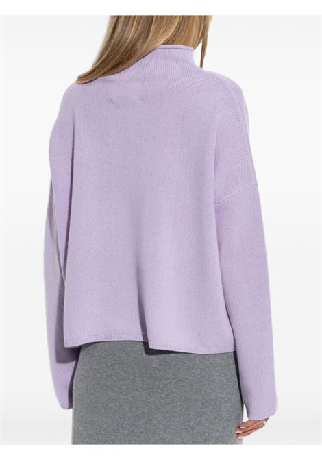 Lilac crew neck sweater LISA YANG | 202160-SANDYLAVENDER DEW