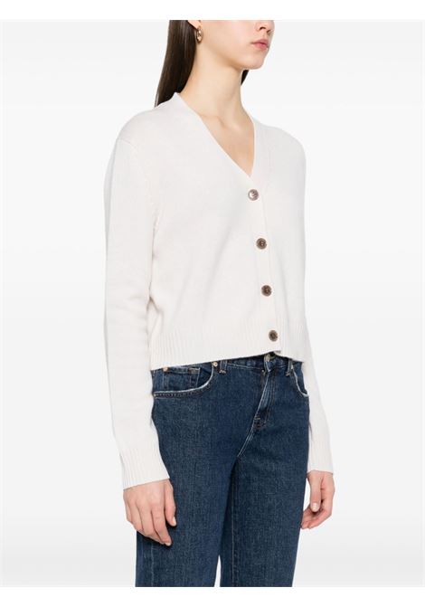 Ivory wool cardigan LISA YANG | 2023006-MARIONCREAM