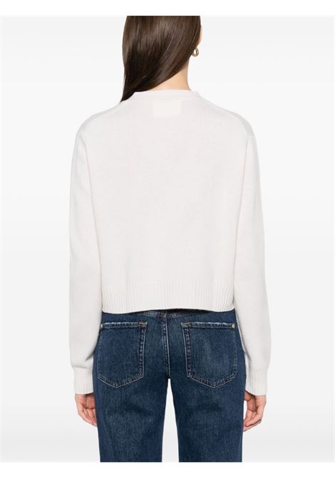 Ivory wool cardigan LISA YANG | 2023006-MARIONCREAM