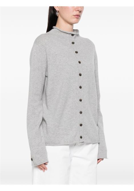 Gray wool cardigan LISA YANG | 2025340-CATRINEDOVE GREY