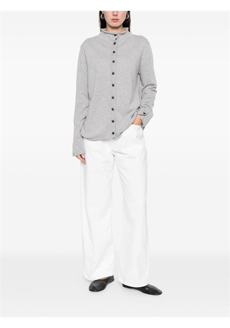 Gray wool cardigan LISA YANG | 2025340-CATRINEDOVE GREY