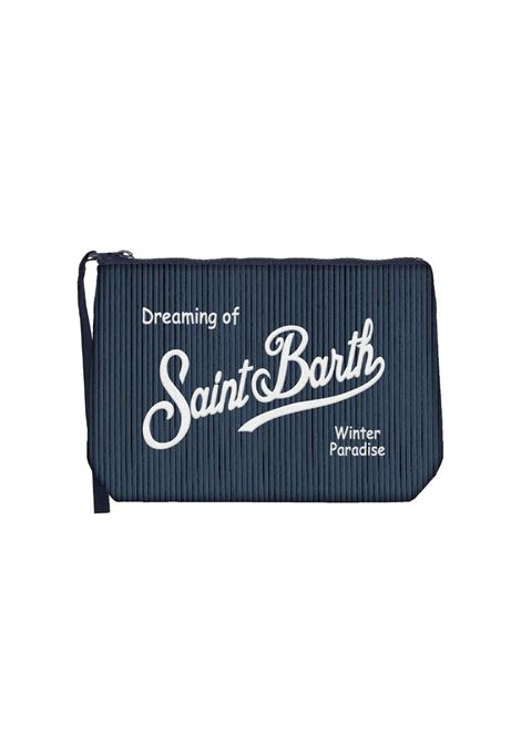 Pouch Aline cordury blu MC2 | ALINE CORDUROY61 EMB