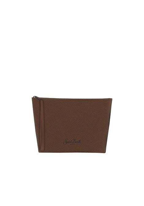 Pouch Aline pelle marrone MC2 | ALINE POUCH-GRAIN LEATHER SB18