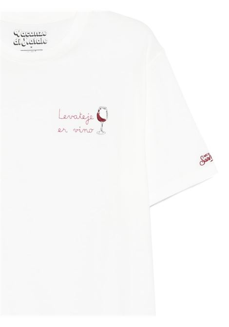 Arnott T-shirt bianca MC2 | ARNOTT WARM-VACANZE VINO10 EMB