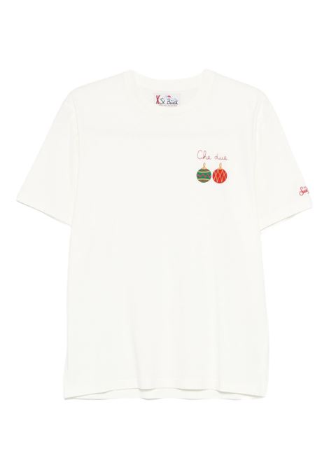 Arnott T-shirt bianca MC2 | ARNOTT-DUE PALLE10I EMB