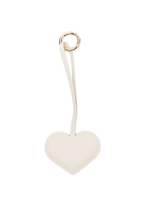 white heart charm MC2 | BAG CHARM-LEATHER HEART10