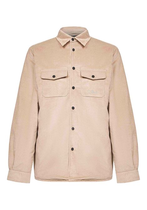 Beige velvet shirt jacket MC2 | CHALET CORDUROY11