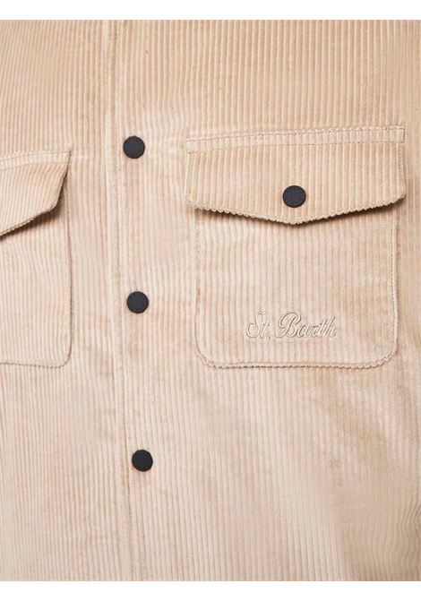 Beige velvet shirt jacket MC2 | CHALET CORDUROY11