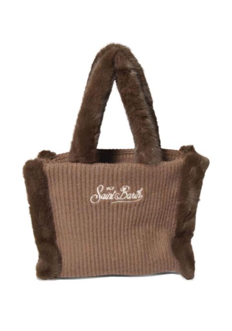 Colette Sherling bag in brown MC2 | COLETTE SHEARLING RIB-FUR18 EMB