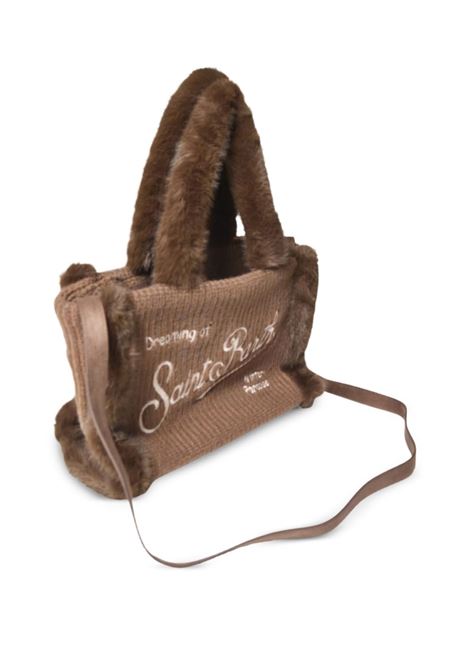 Colette Sherling bag in brown MC2 | COLETTE SHEARLING RIB-FUR18 EMB