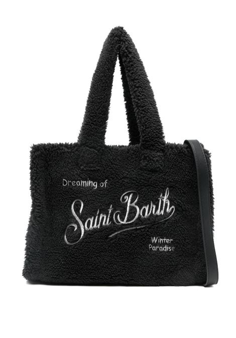 Borsa colette in eco-pellicia nera MC2 | COLETTE SOFT FUR0015 EMB