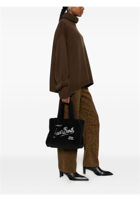 Borsa colette in eco-pellicia nera MC2 | COLETTE SOFT FUR0015 EMB