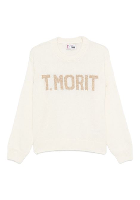 Maglione girocollo lana bianco MC2 | DANYA-ST MORITZ10OR