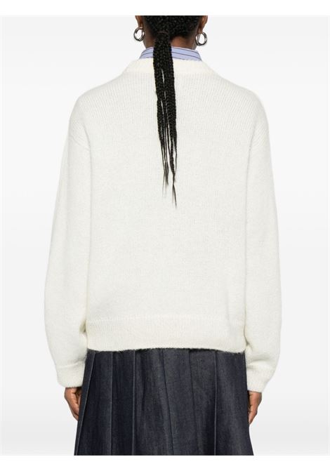 Maglione girocollo lana bianco MC2 | DANYA-ST MORITZ10OR