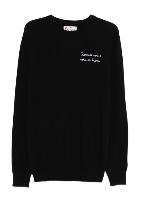 Maglione girocollo lana nero MC2 | HERON LIGHT EMBRY-GIORNATE NERE00