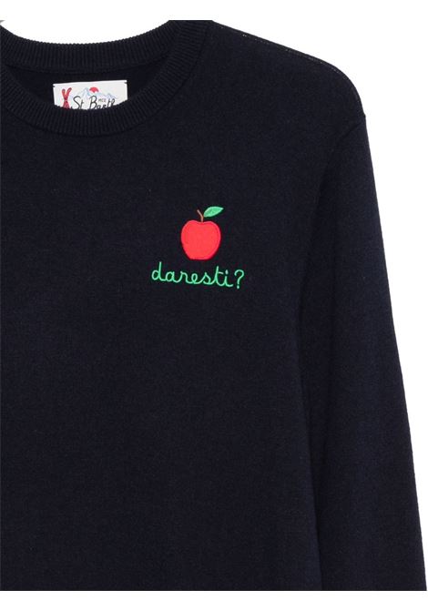 Maglione girocollo lana blu scuro MC2 | HERON LIGHT EMBRY-MELA DARESTI61