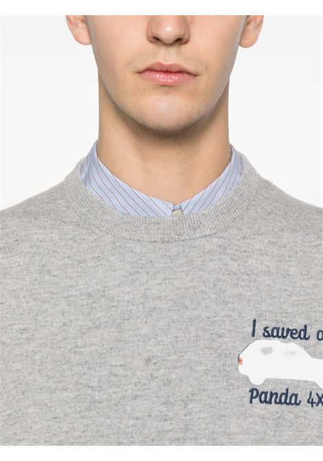 Maglione girocollo lana grigio medio MC2 | HERON LIGHT EMBRY-PANDA FOUR15ML