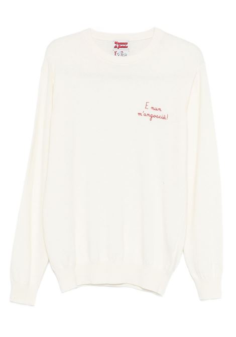 Maglione girocollo lana panna MC2 | HERON LIGHT EMBRY-VACANZE ANGOSCIA10