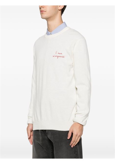 Maglione girocollo lana panna MC2 | HERON LIGHT EMBRY-VACANZE ANGOSCIA10