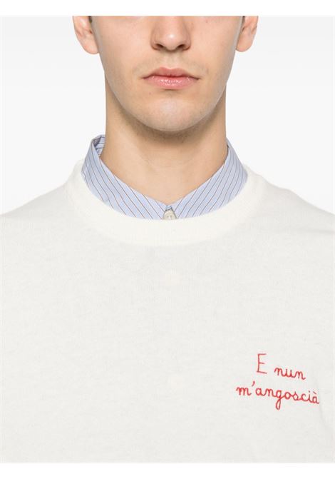 Maglione girocollo lana panna MC2 | HERON LIGHT EMBRY-VACANZE ANGOSCIA10