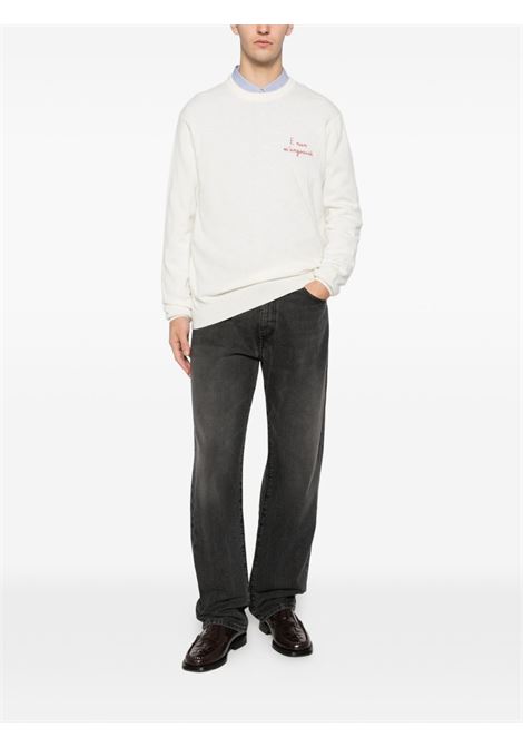 Maglione girocollo lana panna MC2 | HERON LIGHT EMBRY-VACANZE ANGOSCIA10