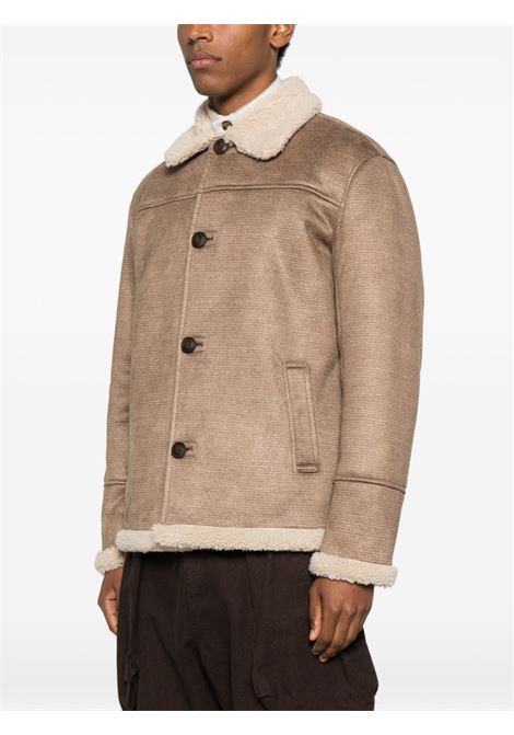 Giaccone ecomontone beige MC2 | KELLS-PIED DE POULE19