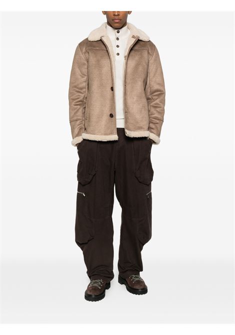 Giaccone ecomontone beige MC2 | KELLS-PIED DE POULE19