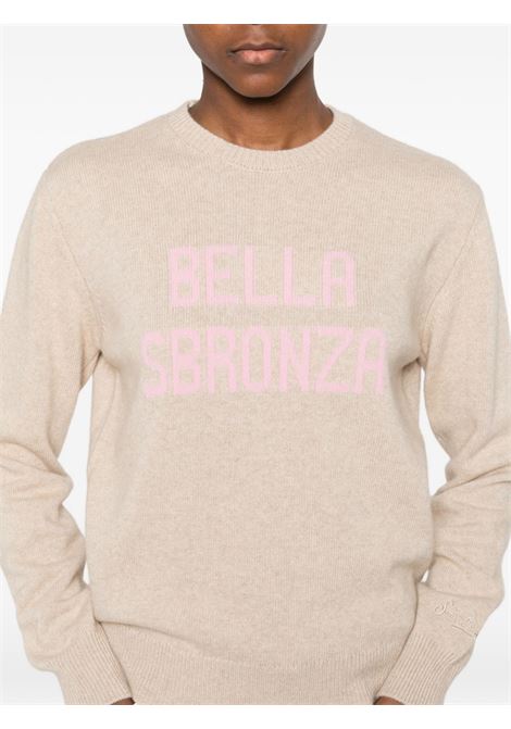 Maglione girocollo lana beige MC2 | NEW QUEEN-BELLA SBRONZA11