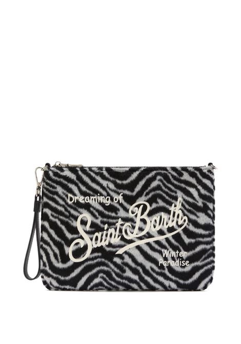 Pochette Parisienne Felt zebrata MC2 | PARISIENNE FELT-ZEBRA00 EMB